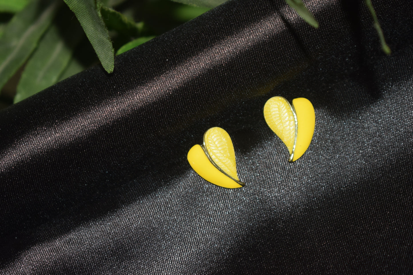 Autumn Glow Yellow Earrings