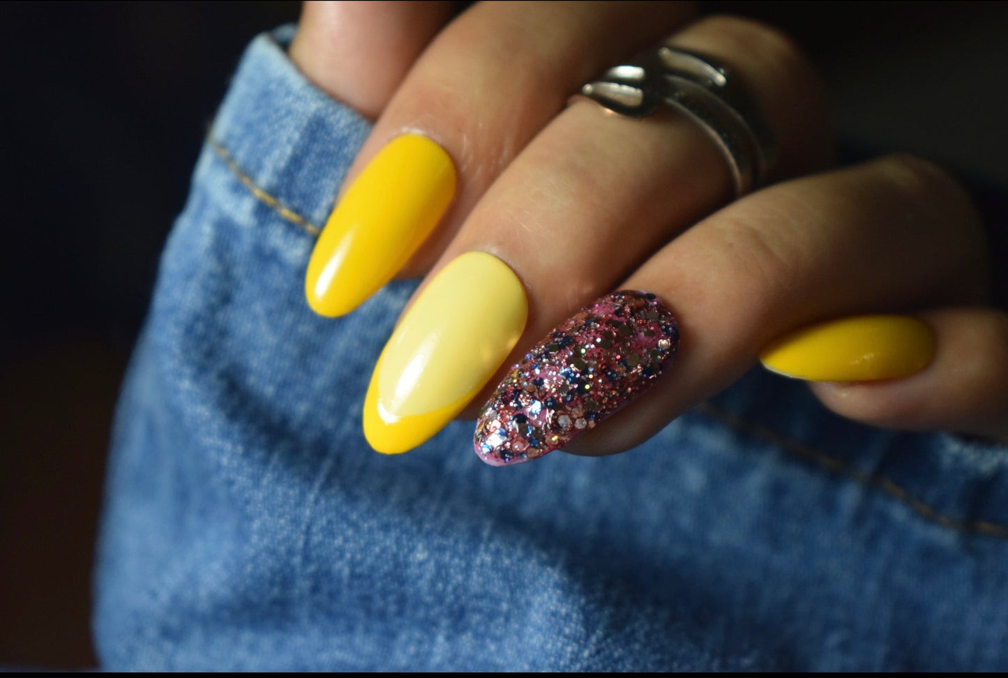 Yellow Sapphire Nails