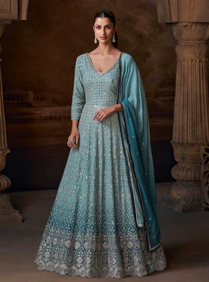 Matrut | Couture Charm Blue Gown