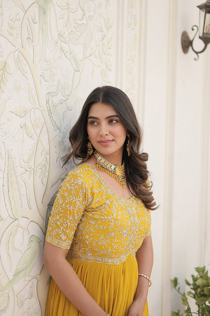Matrut | Shubhi Yellow Gown