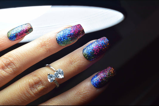 Disco Night Nails - Vivid