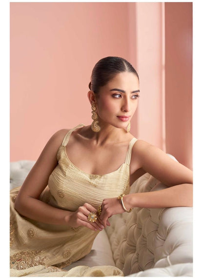 Matrut | Myra Ivory Gharara Suit