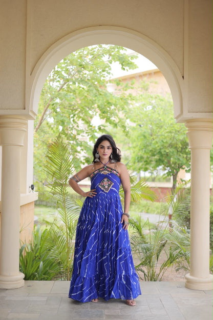 Ojas D04 Blue Gown