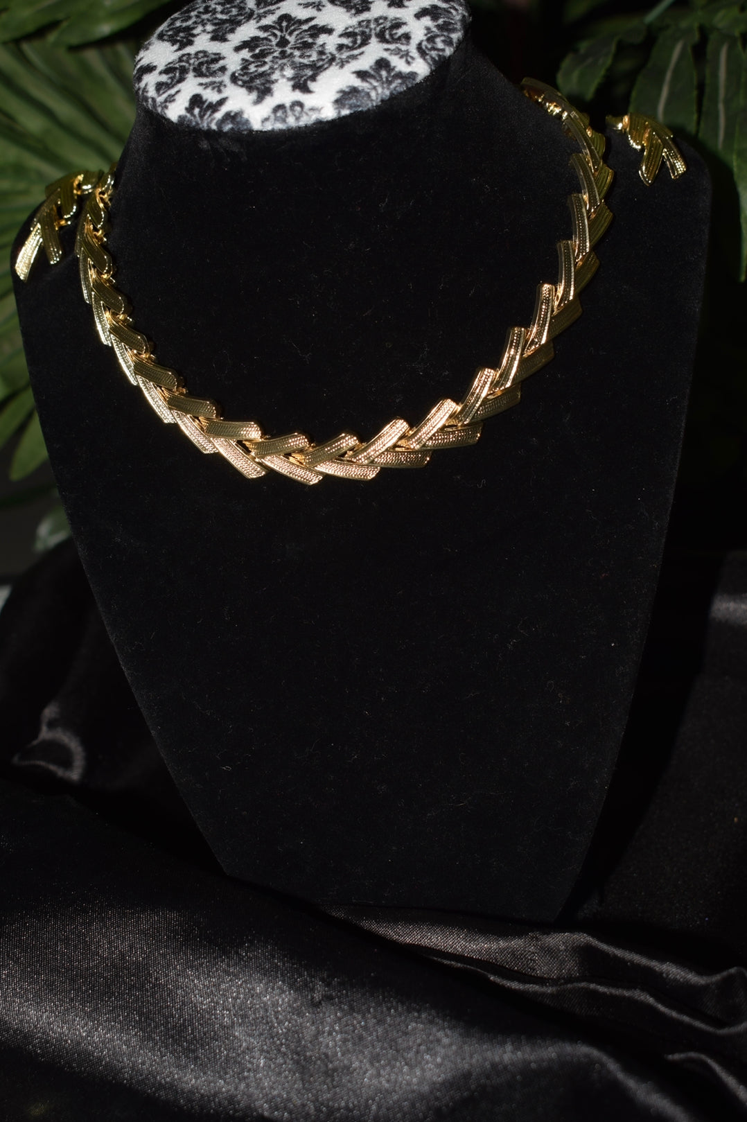 Solid Gold Chain Necklace Set