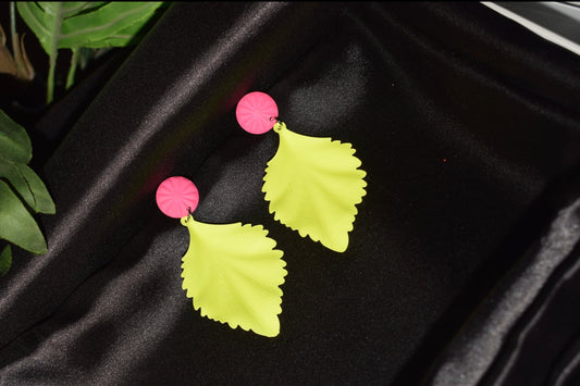 Lime Leaf Earrings