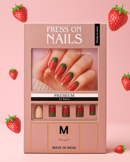 Matrut | Ready-To-Wear Nails - STRAWBERRY