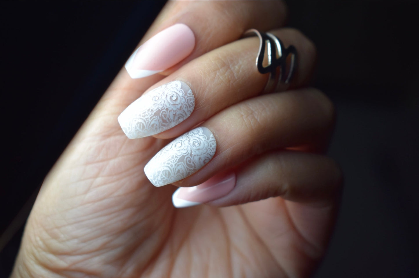 Pink Baby Boomer Nails