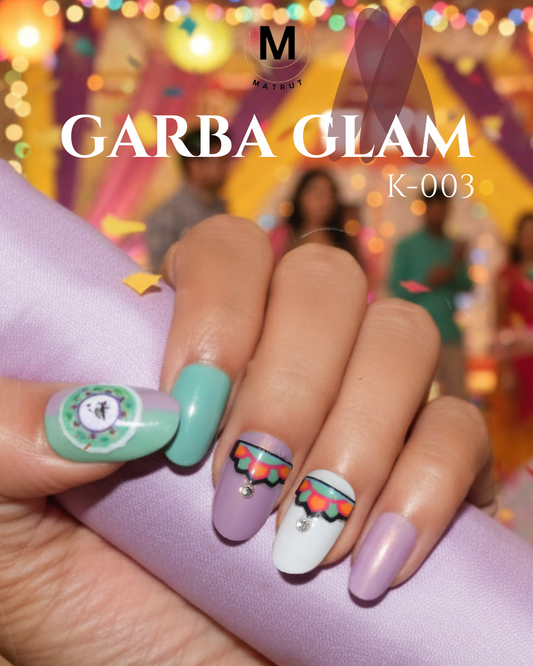 Matrut | Ready-To-Wear Nails - GARBA GLAM K-003