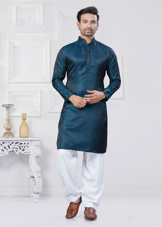 Matrut | Rangoon Dark Blue Kurta Set