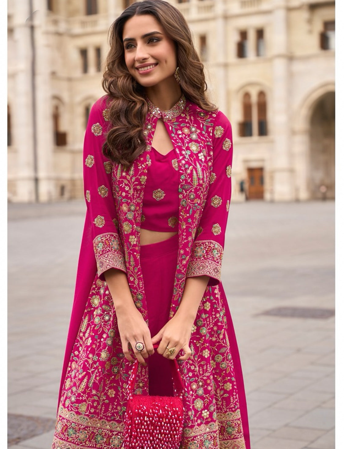 Matrut | Isha Rani Pink Trio Set