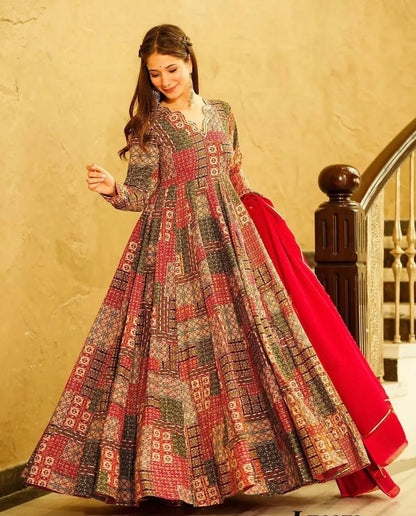 Matrut | Roshni Red Gown
