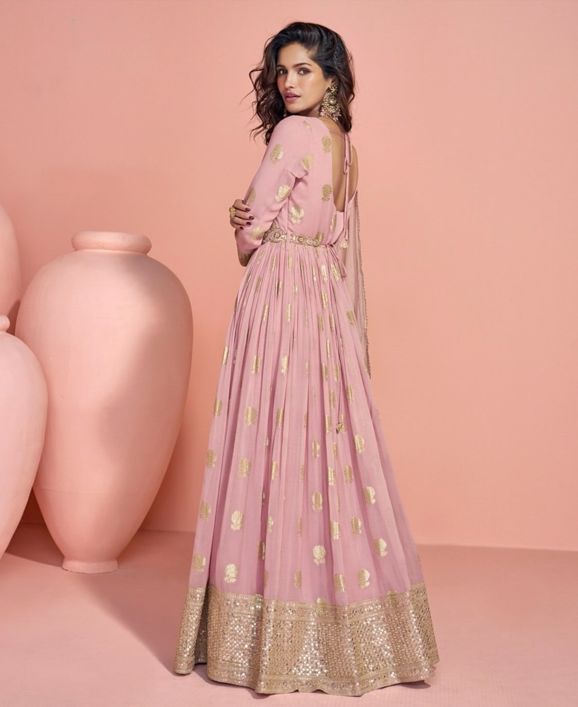 Matrut |  Saheen Powder Pink Gown