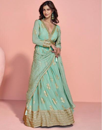 Matrut |  Saheen Powder Blue Gown
