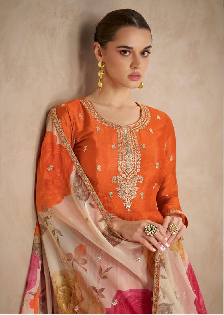 Matrut |  Anmol Orange Gown