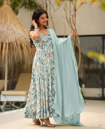 Matrut | Florista Sky Blue Gown
