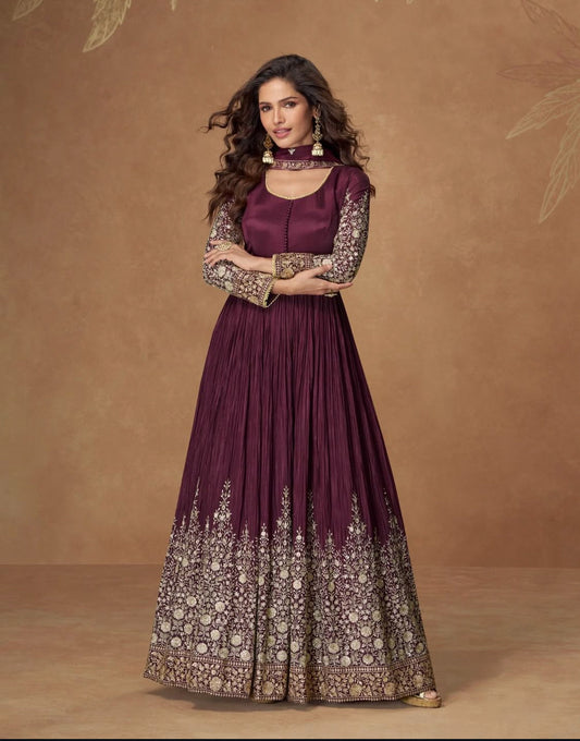 Matrut |  Mehar Wine Gown