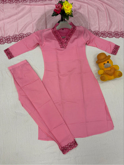 Matrut  | Strawberry Pink Straight Suit