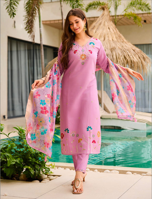 Matrut  | Vaynam Purple Straight Suit