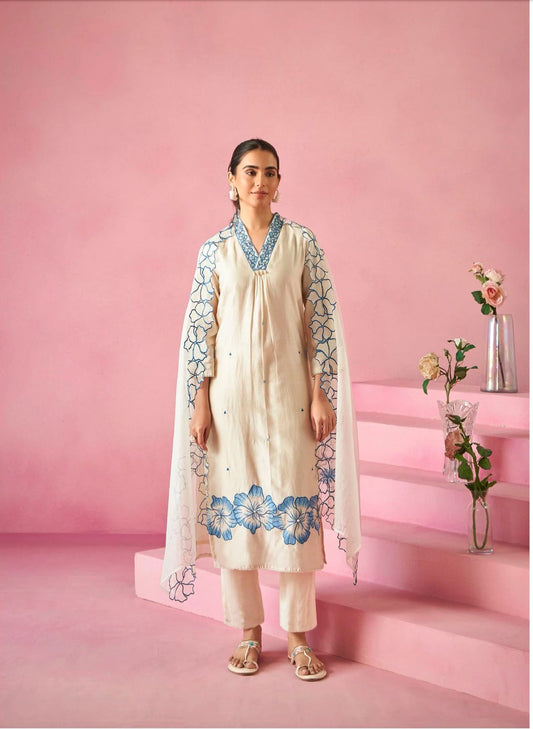 Matrut  | Rythm Off-White A-line Suit