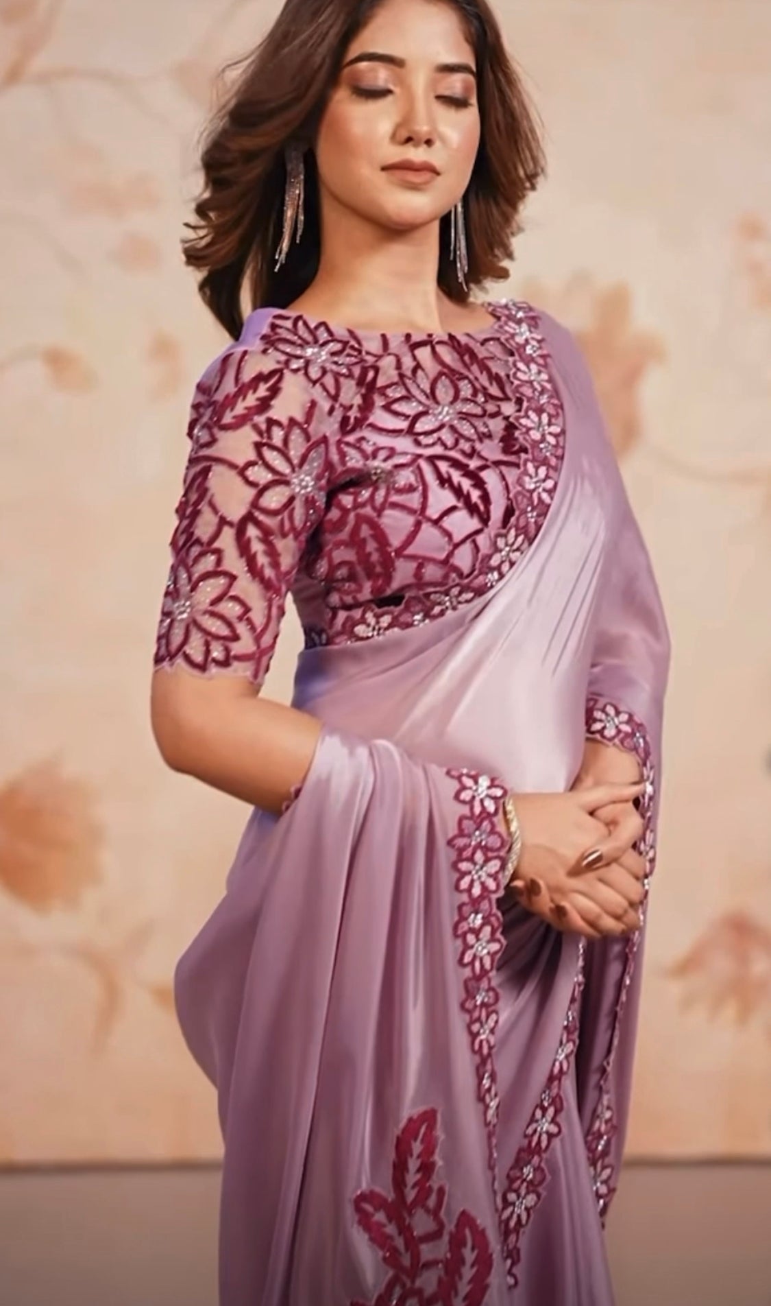 Matrut | Dolce Dip Lavender Saree