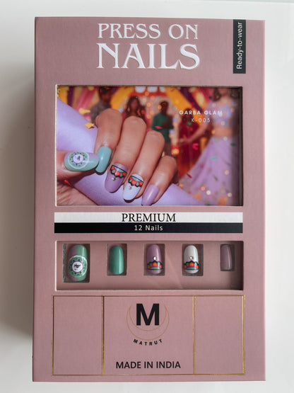 Matrut | Ready-To-Wear Nails - GARBA GLAM K-003