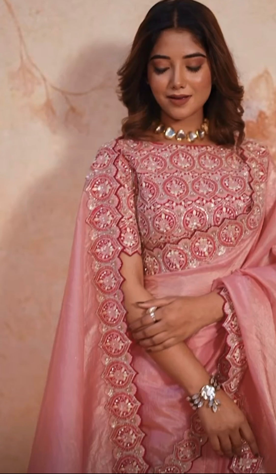 Matrut | Dolce Dip Light Pink Saree