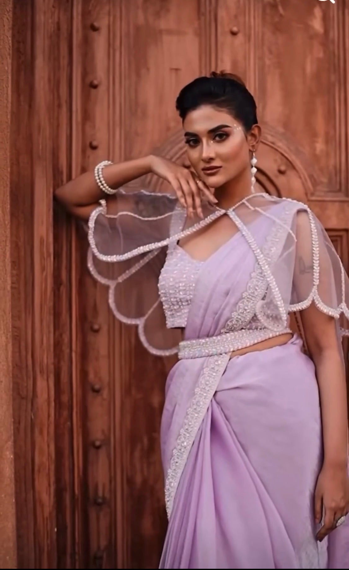 Matrut  | 1 min Saree Lavender Siren