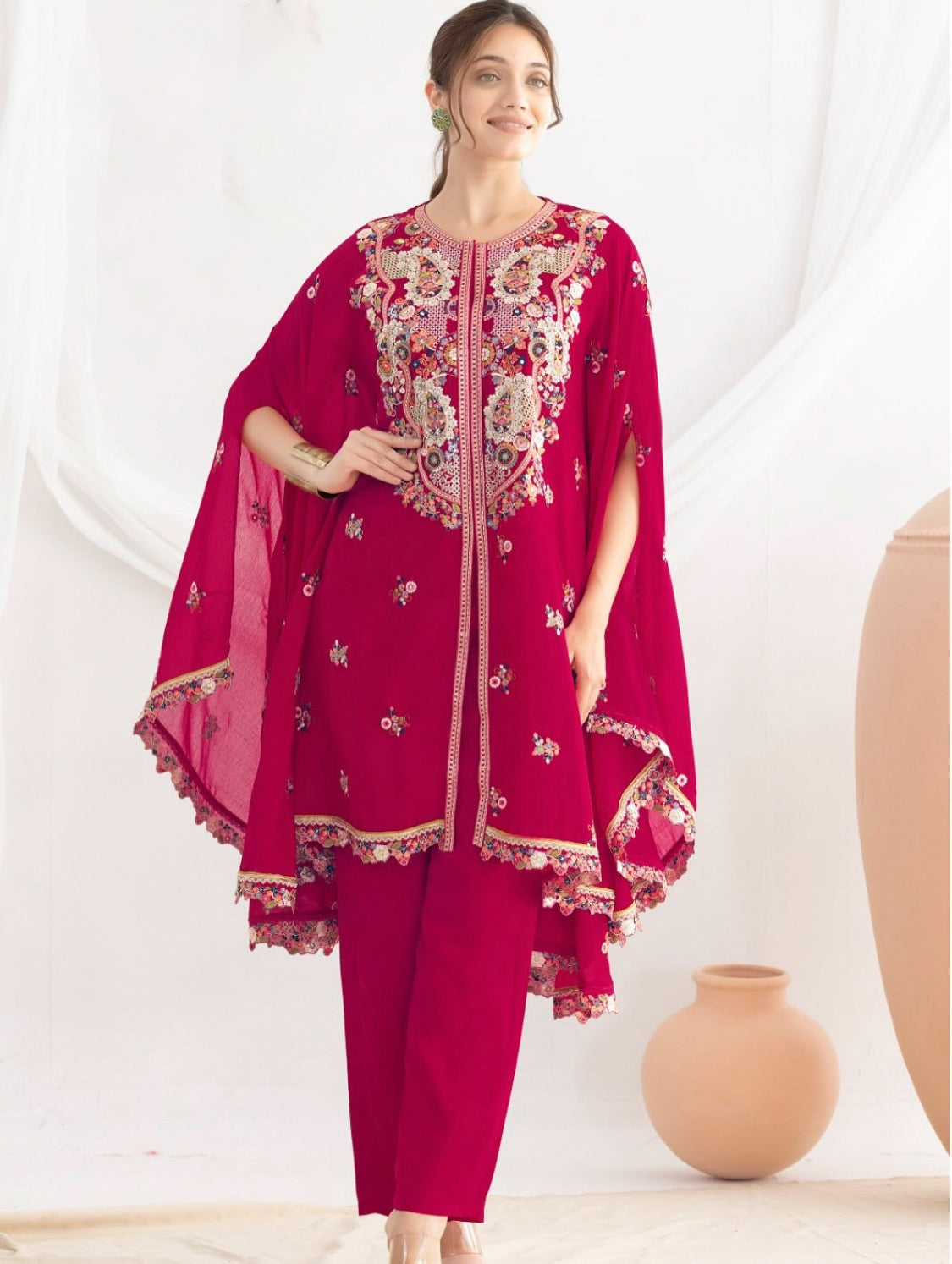 Matrut  | Paaro Rani Pink Co-ord Set