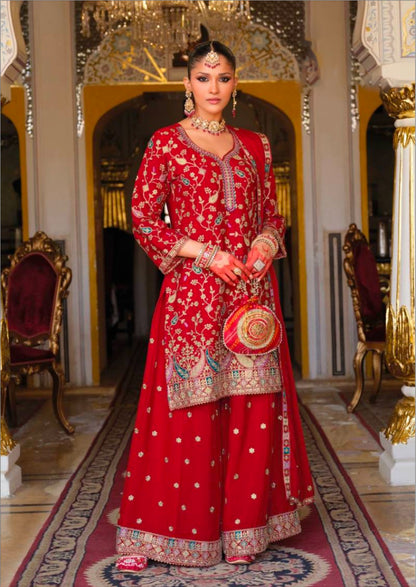 Matrut | Falak Red Straight Suit