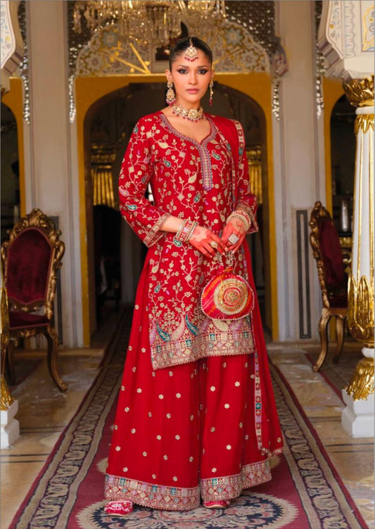 Matrut | Falak Red Straight Suit