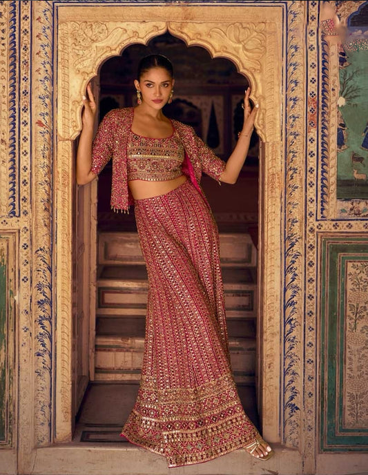 Matrut | Mehfil Rani Pink Trio Set