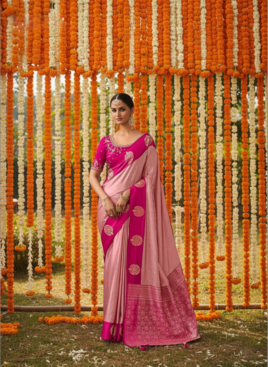 Matrut | Kalki Pink Saree