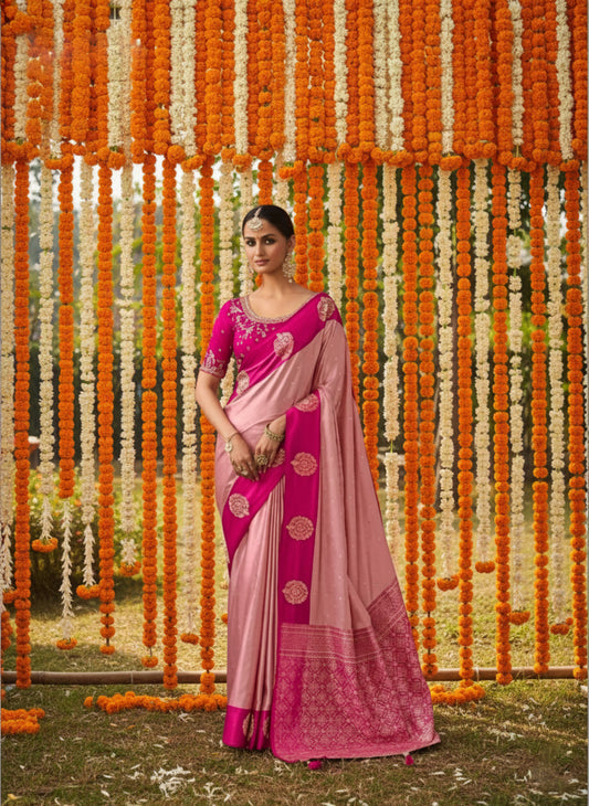 Matrut | Kalki Pink Saree