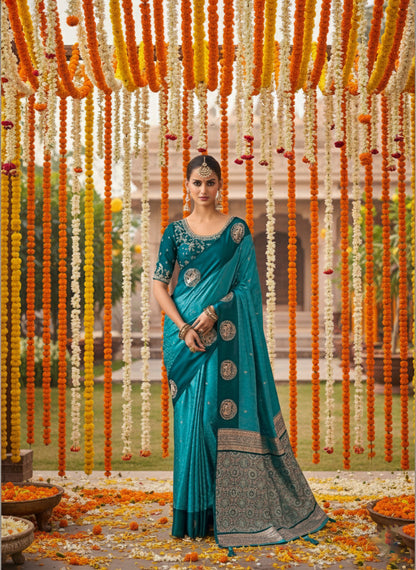 Matrut | Kalki Blue Saree