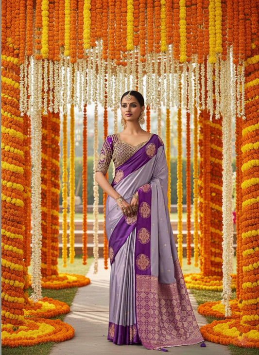 Matrut | Kalki Purple Saree