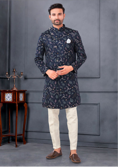Matrut | Dapper Traditions Navy Blue Kurta Set