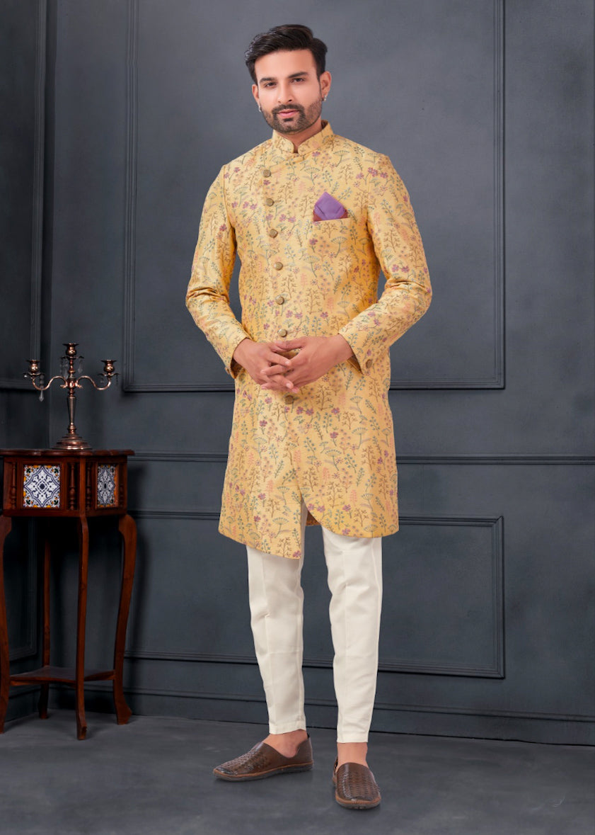 Matrut | Dapper Traditions Mustard Yellow Kurta Set