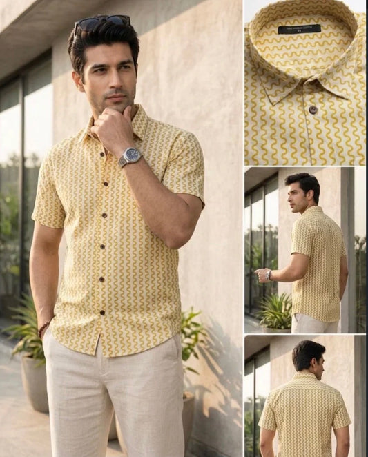 Sunbaked Solace Yellow Shirt