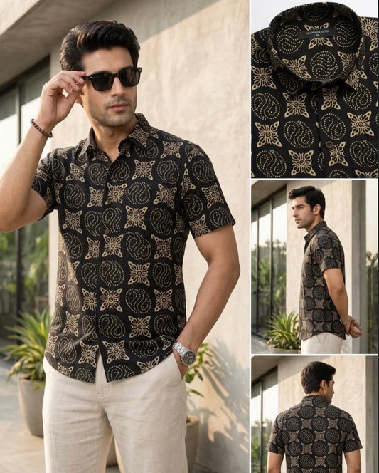 Balmy Days Black Shirt