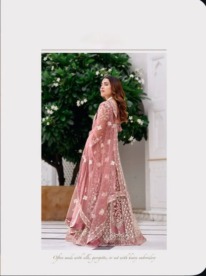 Matrut |  Saiyaara Nude Pink Gown