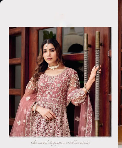 Matrut |  Saiyaara Nude Pink Gown