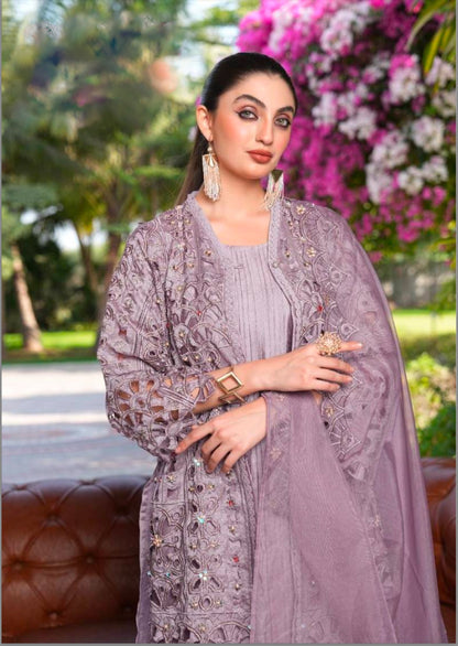 Matrut  | Butterfly Lavender Straight Suit