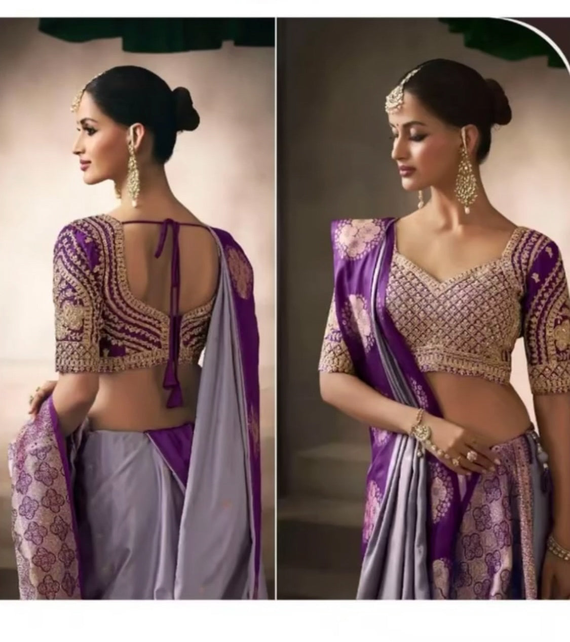 Matrut | Kalki Purple Saree