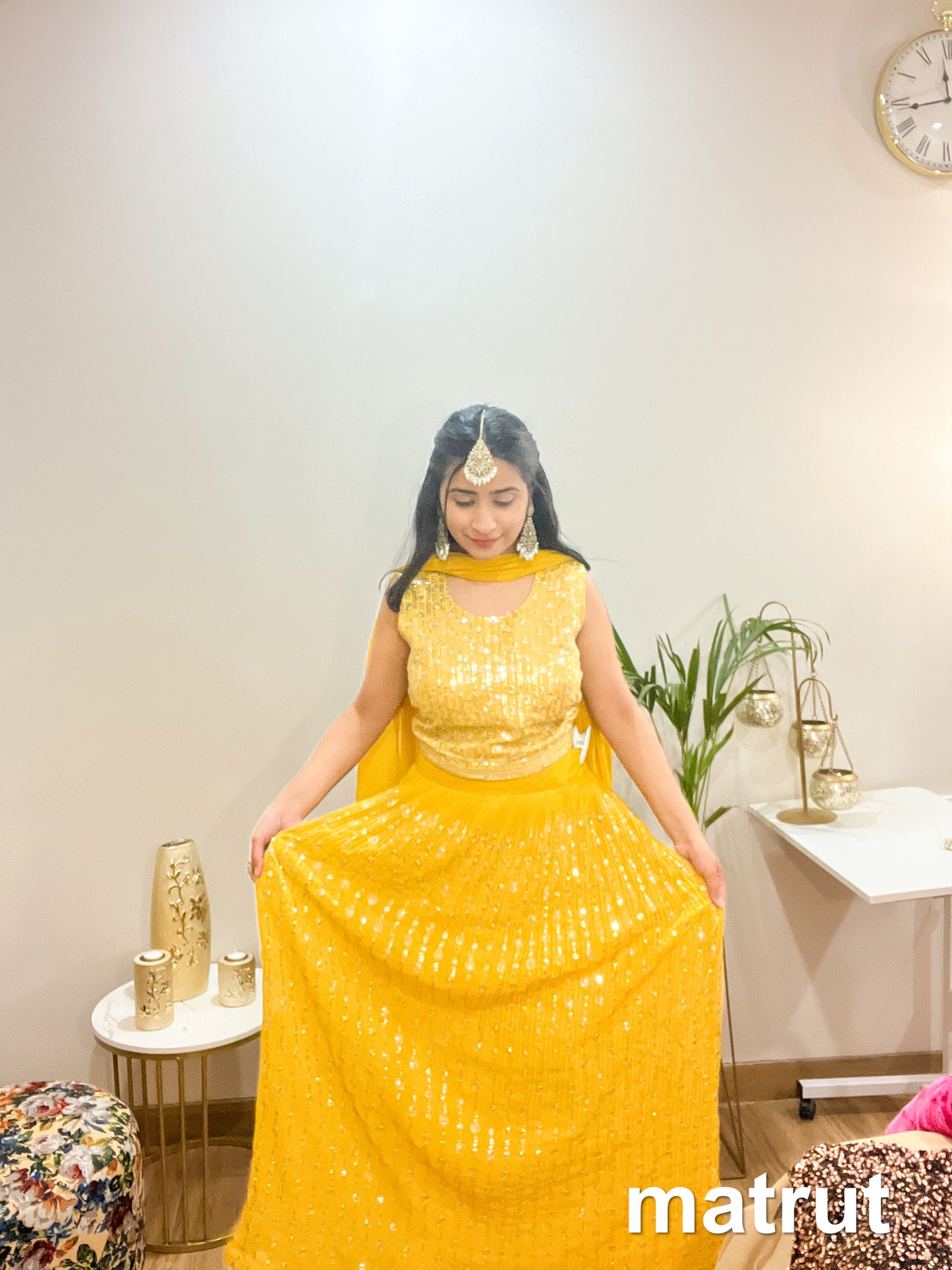 Sunbeam Yellow Lehenga - FULL STYLE SET | On-rent