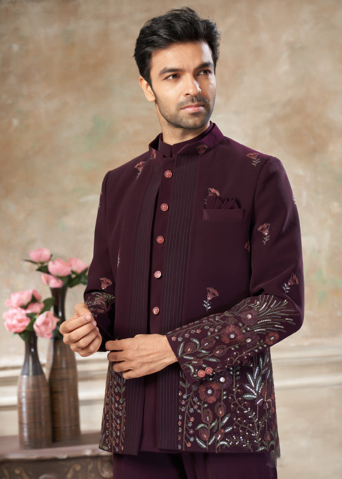 Matrut | Aisle Ready Wine 3-piece Suit