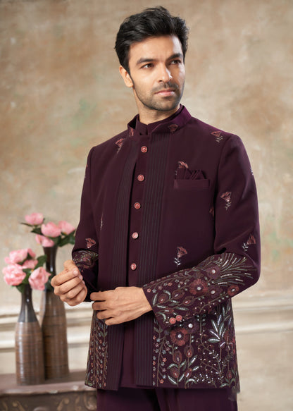 Matrut | Aisle Ready Wine 3-piece Suit