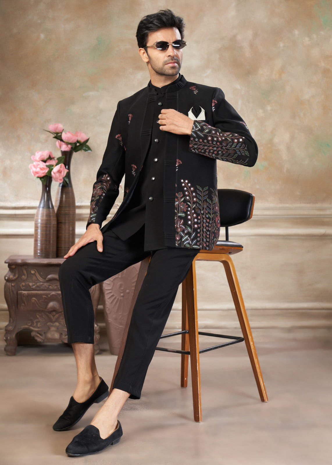 Matrut | Aisle Ready Black 3-piece Suit