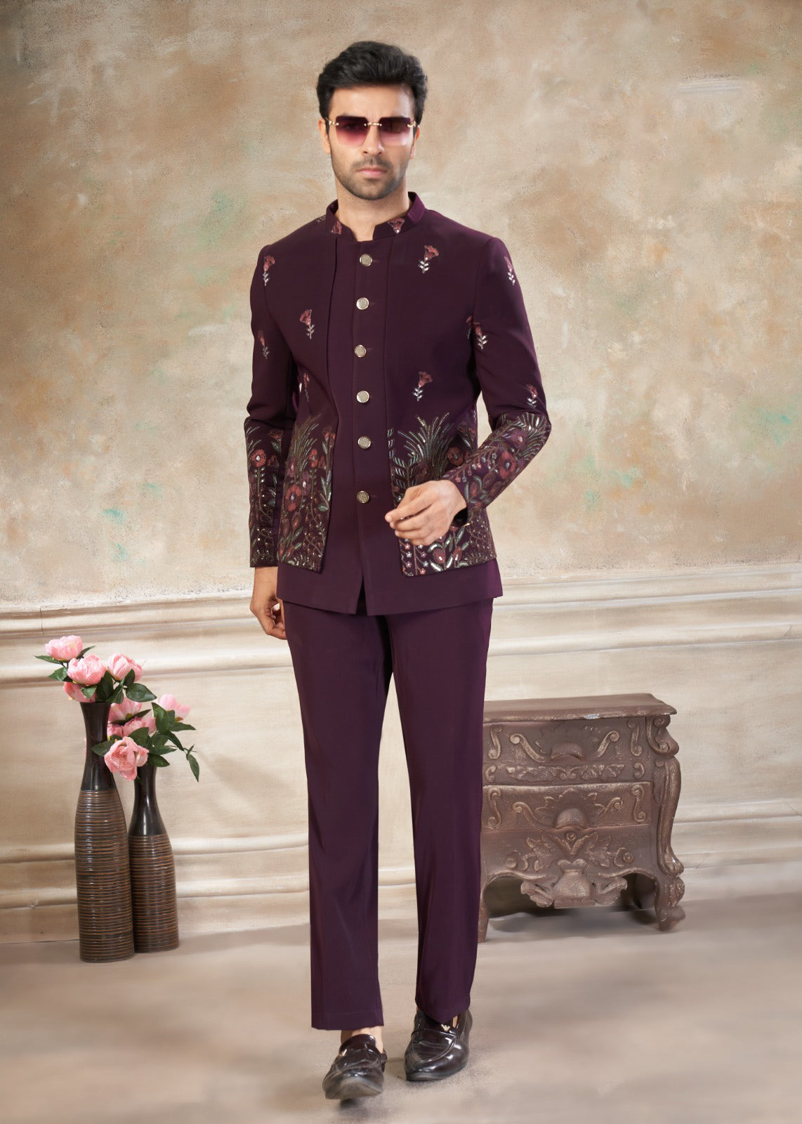 Matrut | Aisle Ready Wine 3-piece Suit