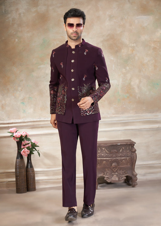Matrut | Aisle Ready Wine 3-piece Suit