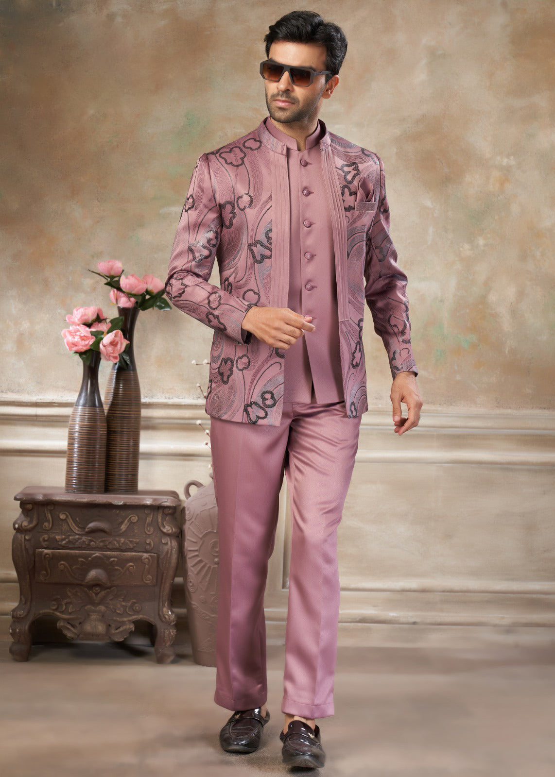 Matrut | Aisle Ready Mauve 3-piece Suit